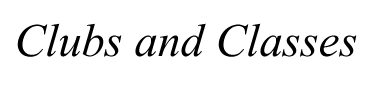 Clubs and Regular Events